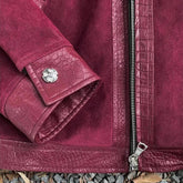 Men's Riveted Vegan Leather Jacket